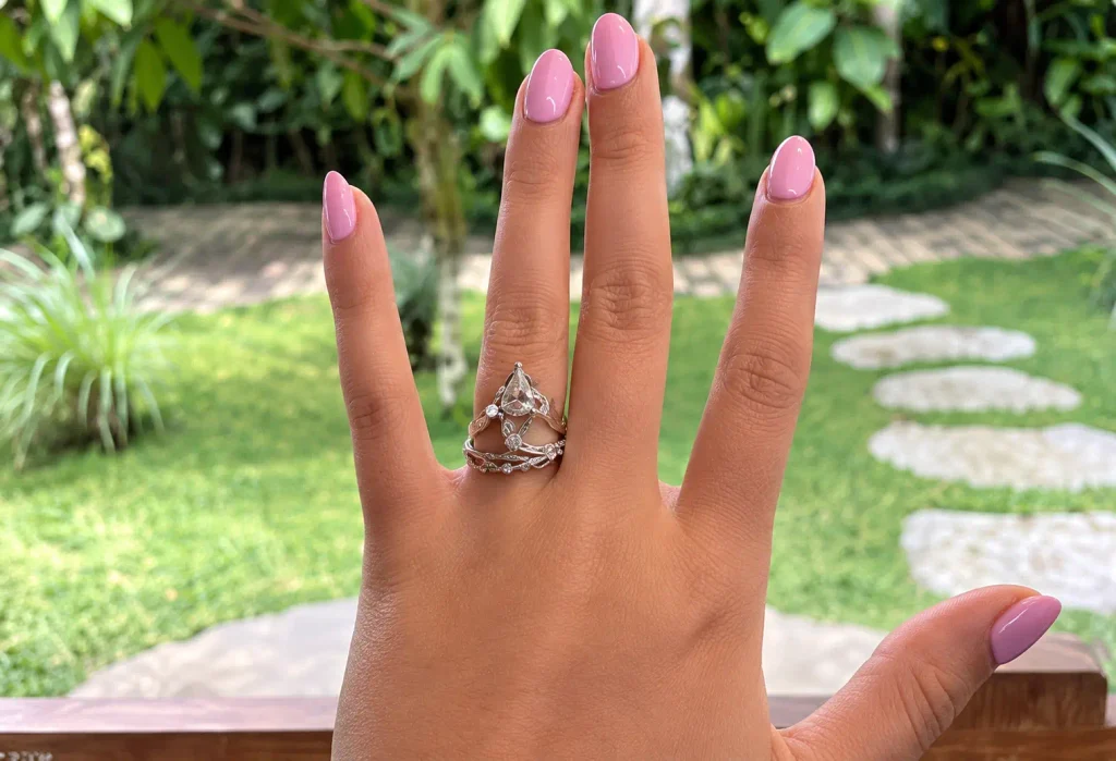 Handmade silver jewelry with a personal design from Ubud workshop