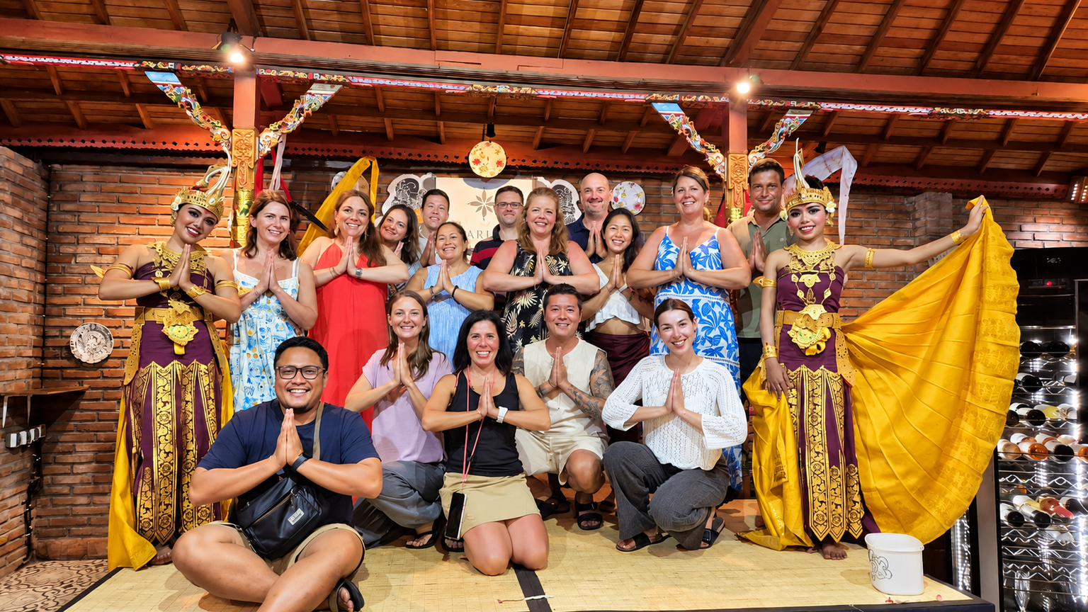 Dewa helping travelers experience activities in Bali